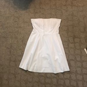 White strapless dress! Worn twice.